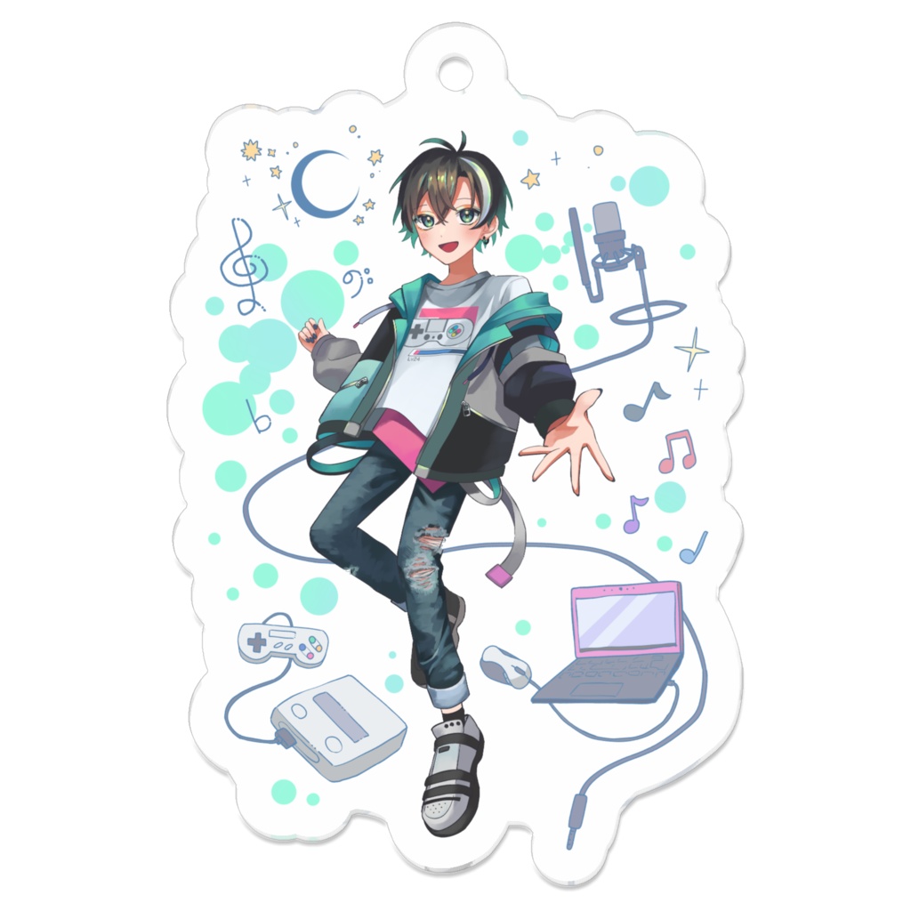 [公式グッズ第一弾]アクリルキーホルダー(背景あり)[和泉葵生誕祭2021]