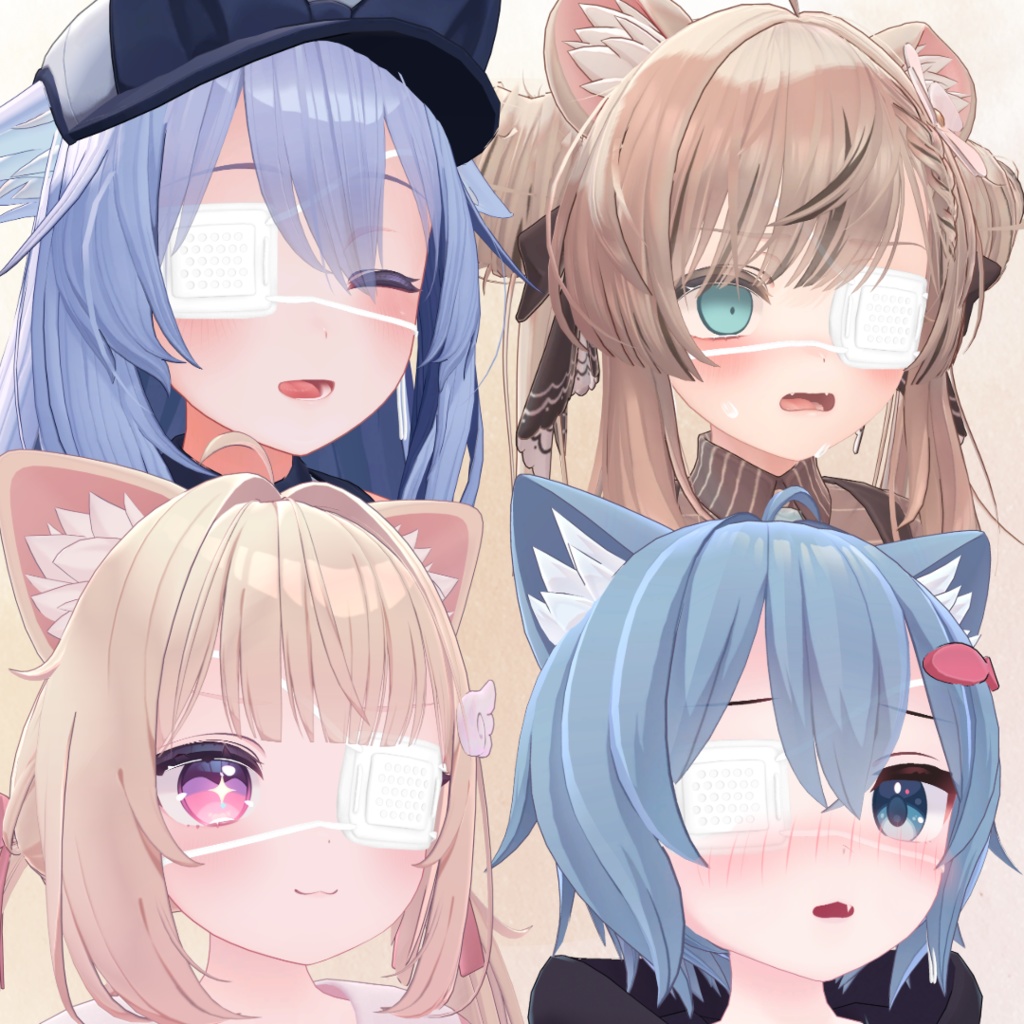 【13アバター対応】医療用眼帯 - Medical Eyepatch