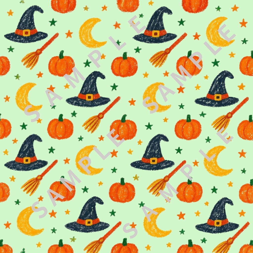 ハロウィン パステルマジック 5枚セット|デジタルペーパー 秋素材 背景