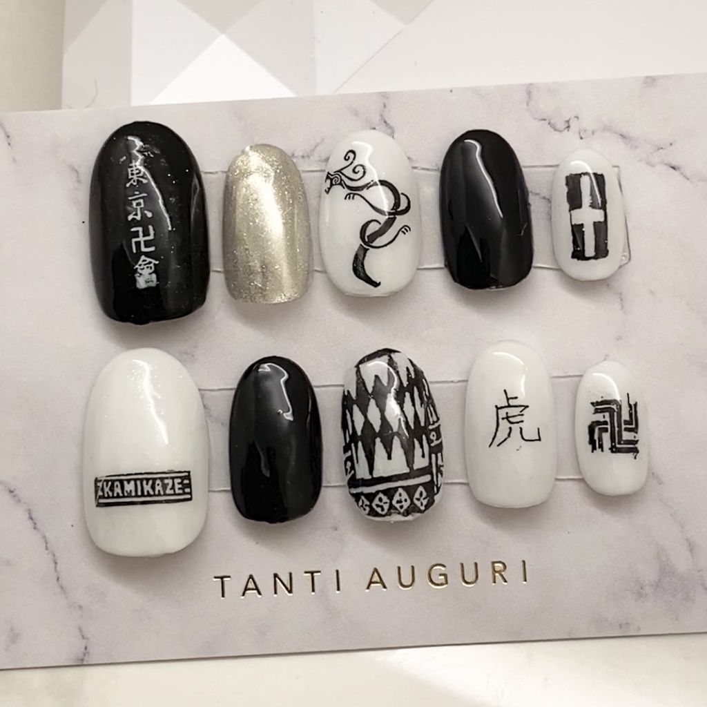 東京卍リベンジャーズ モチーフ ネイルチップ Ani Nail Booth