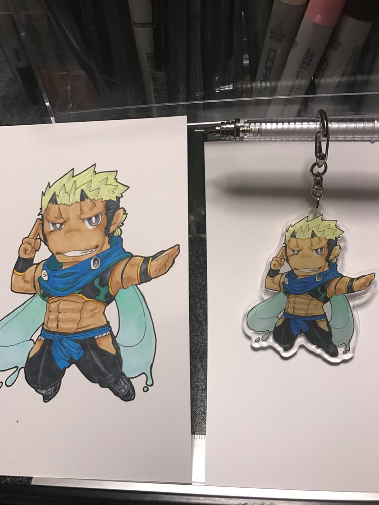 ジライヤ アクリルキーホルダー