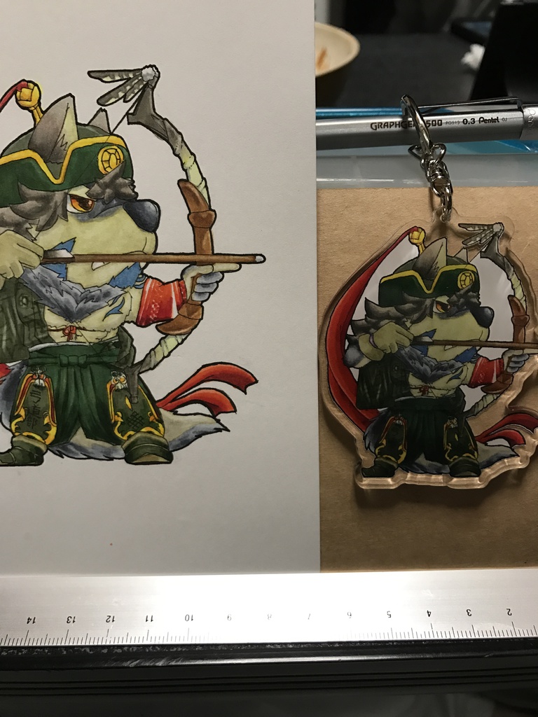 テムジン アクリルキーホルダー