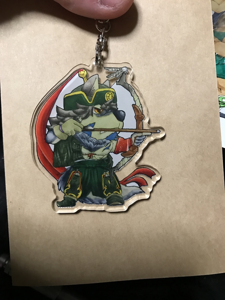 テムジン アクリルキーホルダー