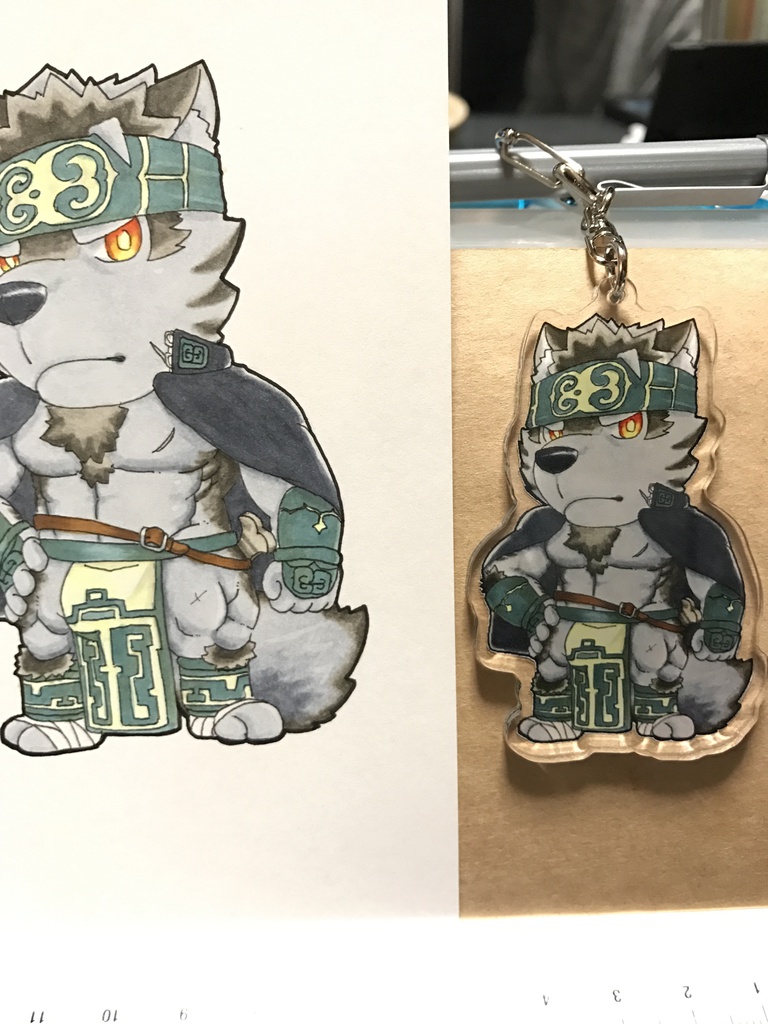 ホロケウカムイ アクリルキーホルダー