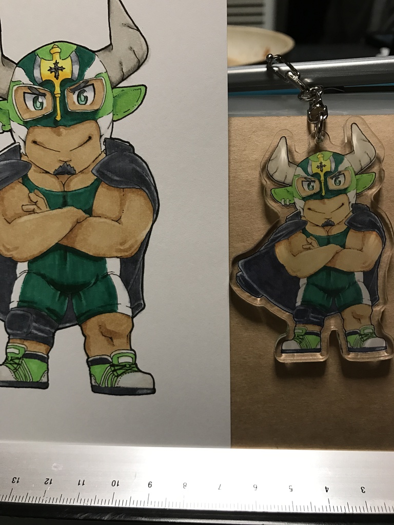 タウラスマスク アクリルキーホルダー