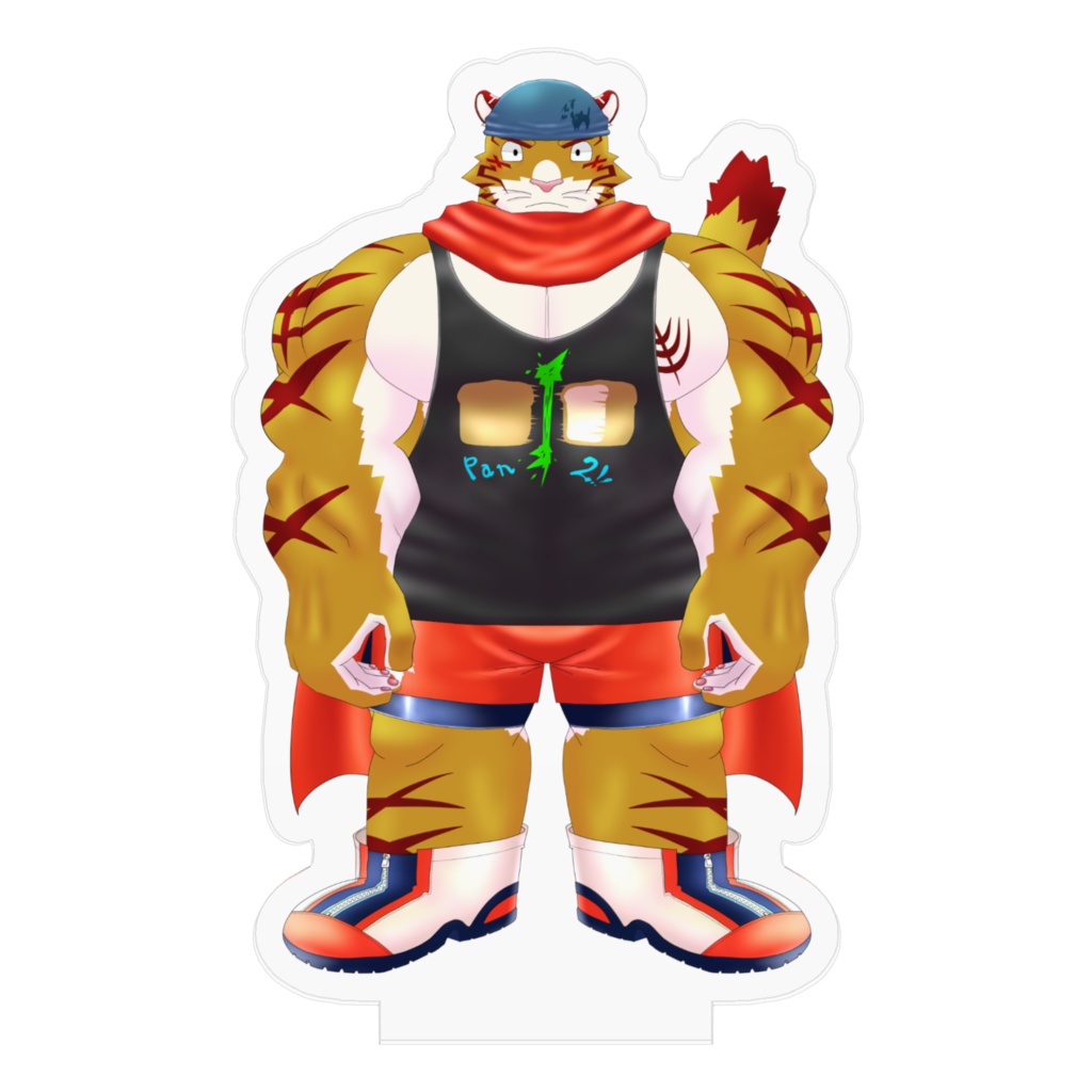 虎落壱汰バンダナマフラーアクリルスタンド