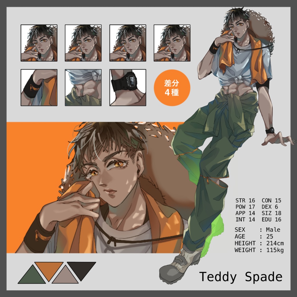 立ち絵ディスプレイ テンプレート