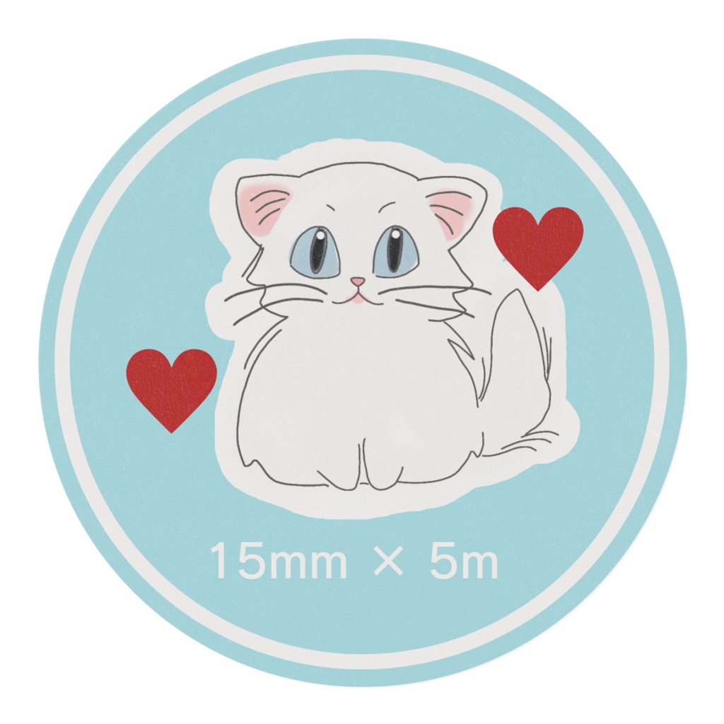 ラブだよゆっきーの(I LOVE YUKKINO) マスキングテープ