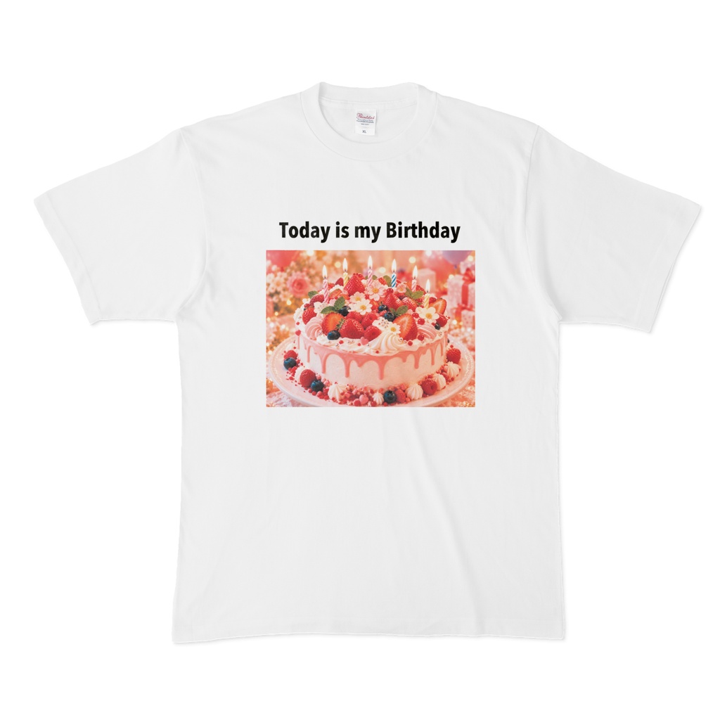誕生日Tシャツ「Today is my Birthday」全5色