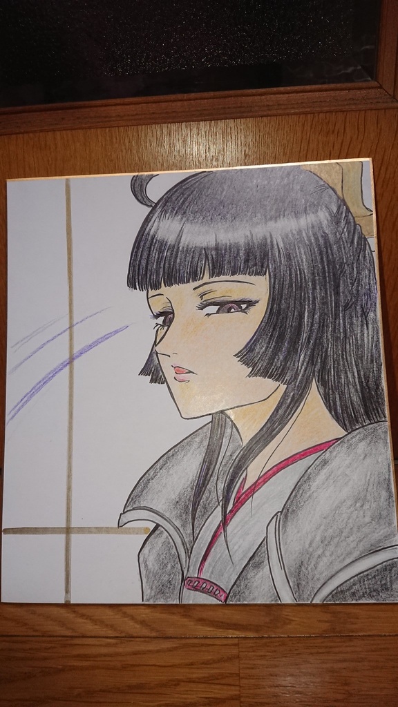 お城プロジェクト　岡山城色紙