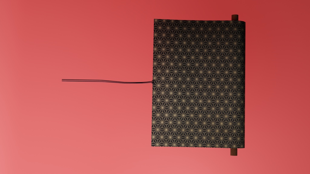 【ローポリ】巻物