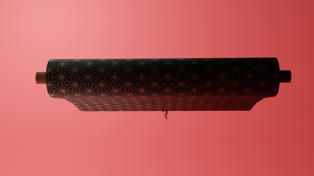 【ローポリ】巻物