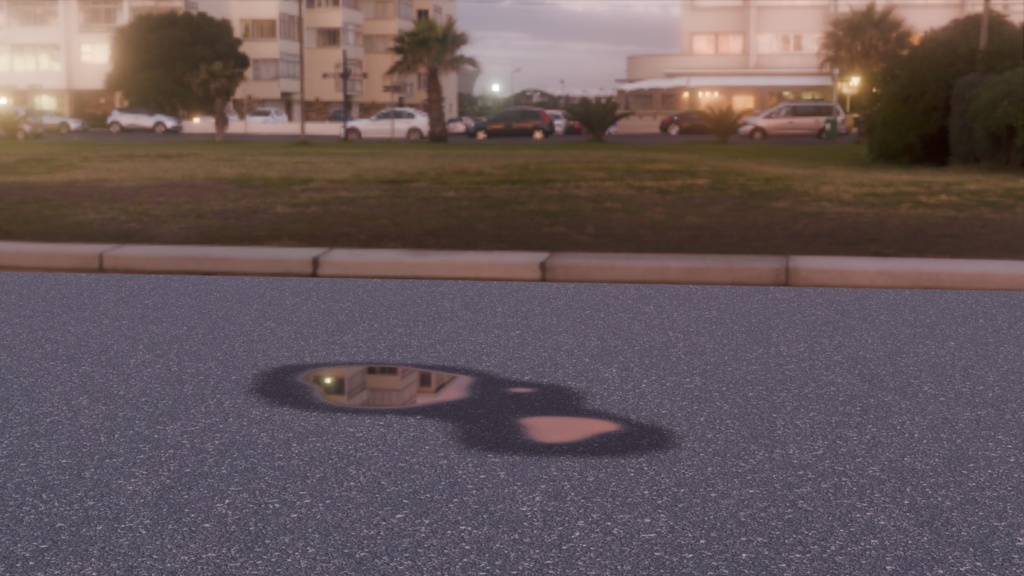 水たまりデカール