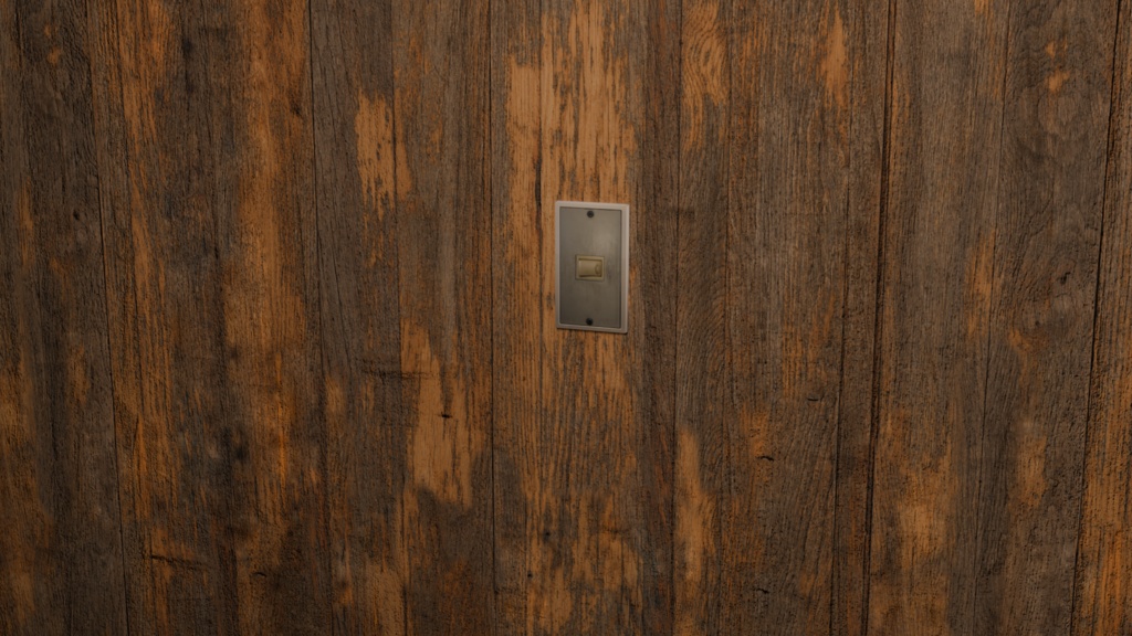 【超ローポリ】リアルすぎる使い込まれた昔ながらのスイッチ