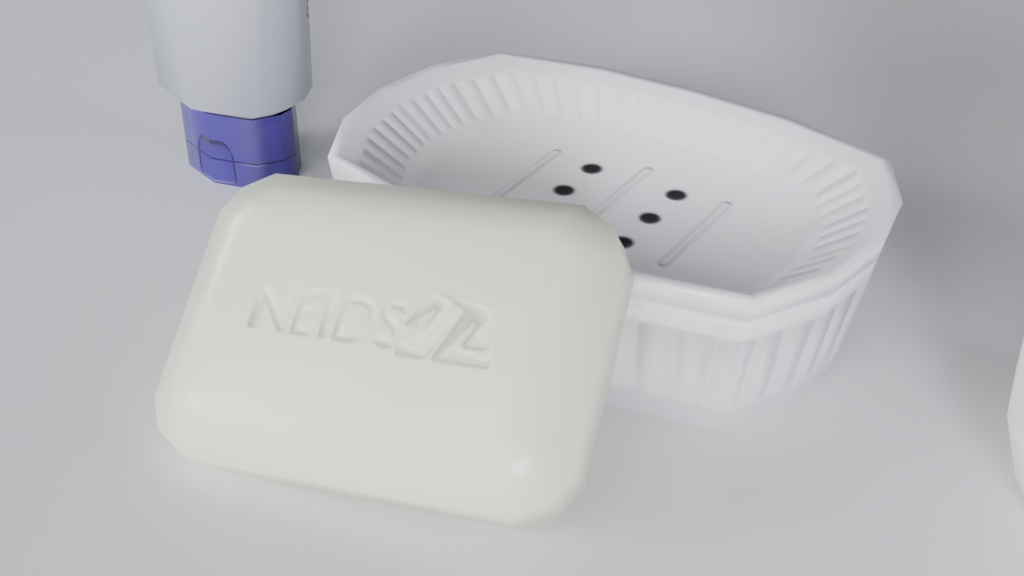 ローポリ!お風呂場シャンプーセット