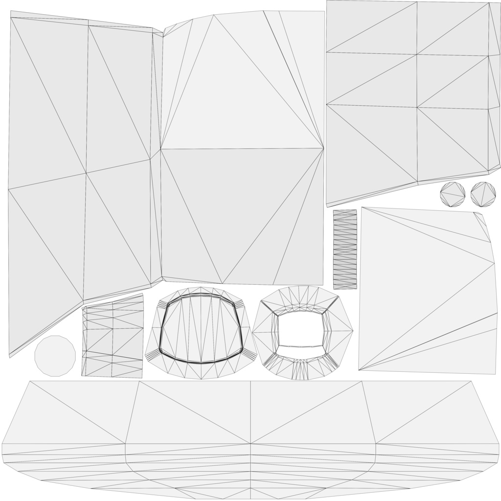【ローポリ】ブラウン管テレビ
