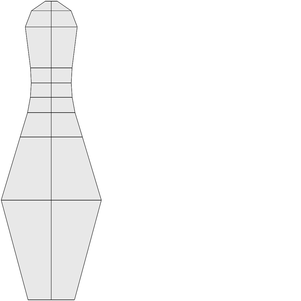 ボーリングのピンとボール ローポリかつLOD対応!
