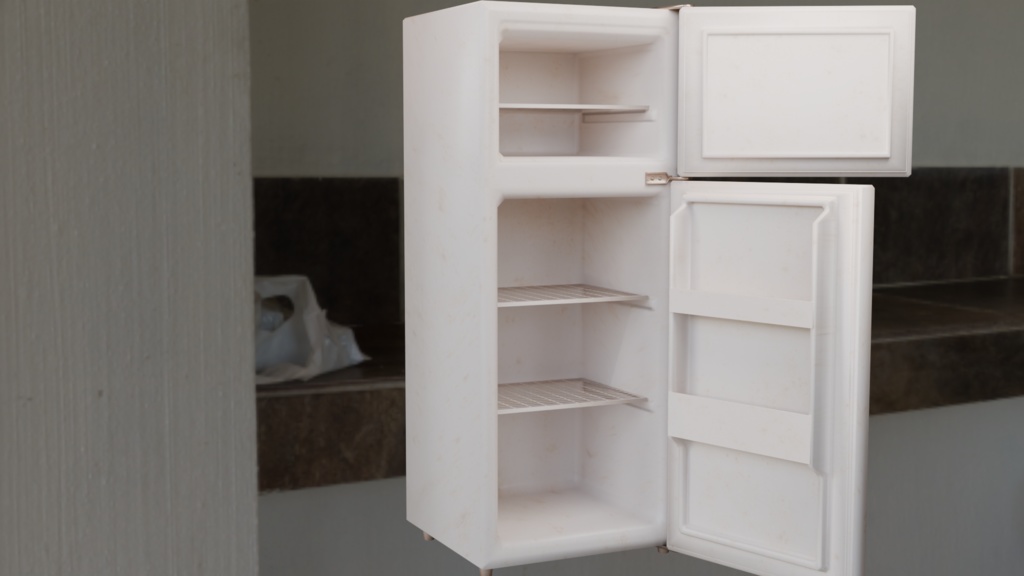 ローポリ冷蔵庫