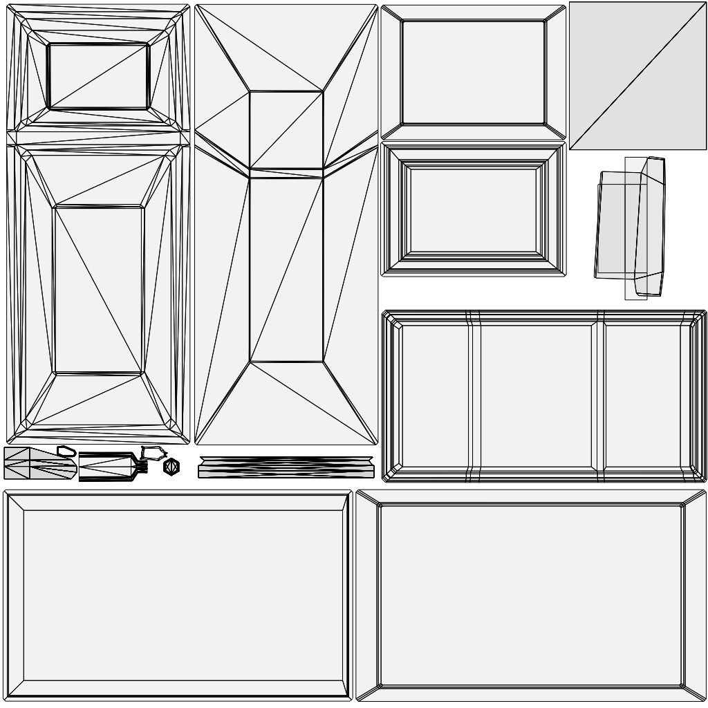 ローポリ冷蔵庫