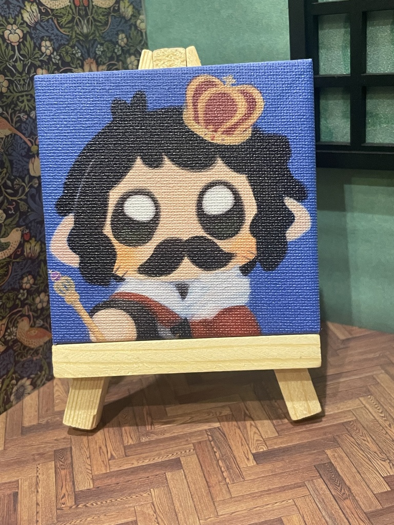 ミニキャンバスアート(りっぱなおうさま)