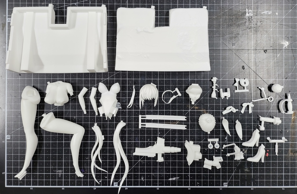 ブルーアーカイブ 【角楯カリン バニーガールver】 ガレージキット