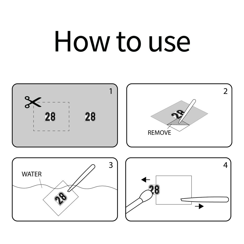 カスタム Water slide デカール印刷サービス Custom Water slide Decal Printing Service