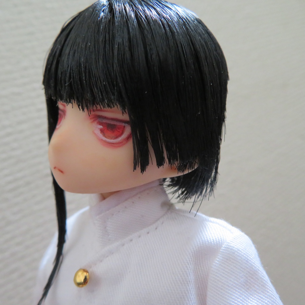 ピュアニーモ カスタムドールヘッド 赤ジト目ちゃん