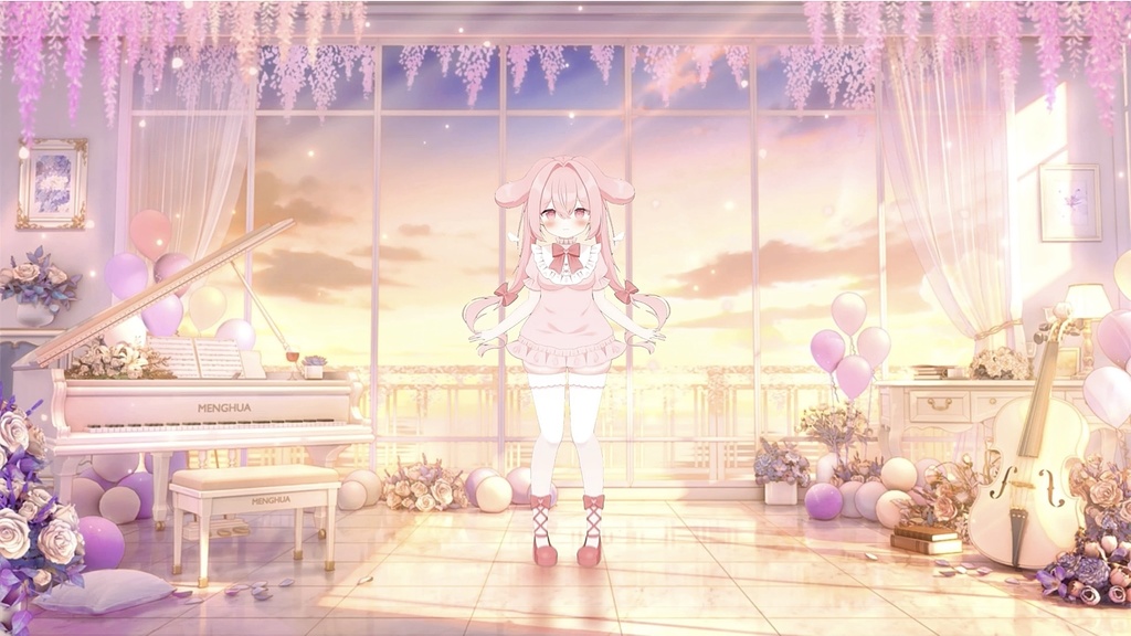 【汎用モデル】たれみみうさぎちゃん【VTS対応】