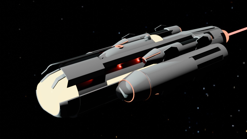 【3Dモデル】宇宙船