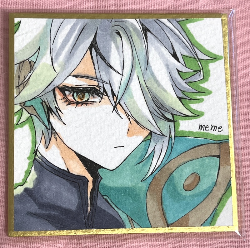 ミニ色紙【アルハイゼン】