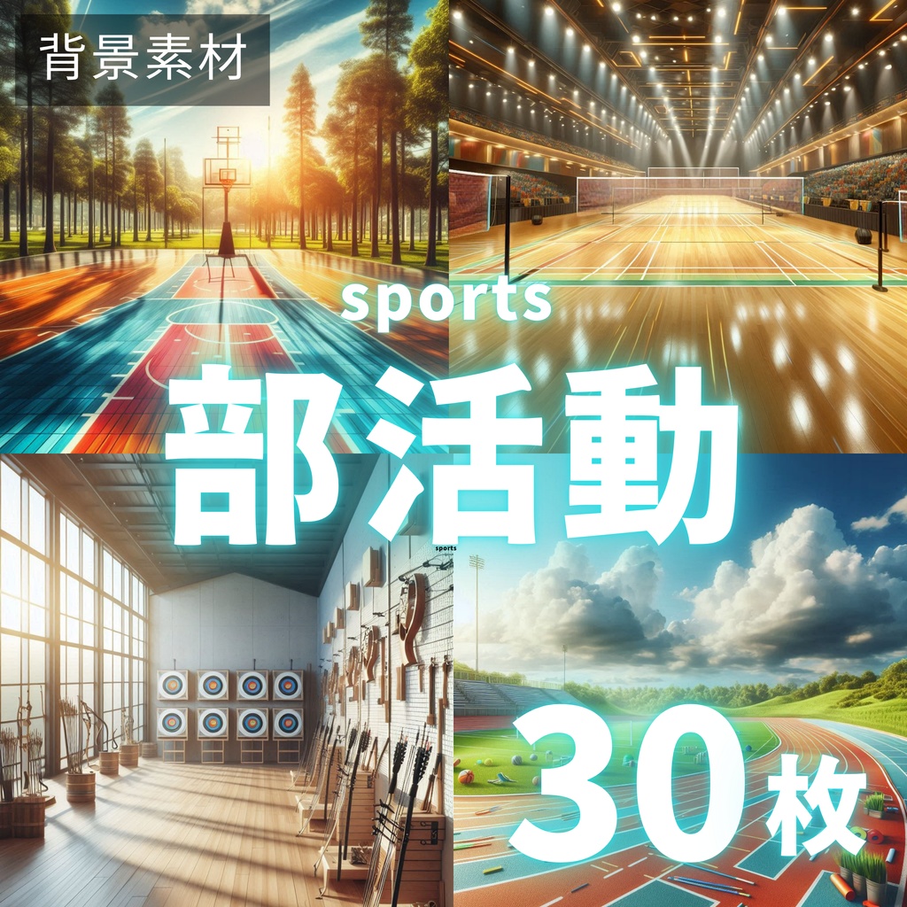 【背景30点】スポーツ背景シリーズ