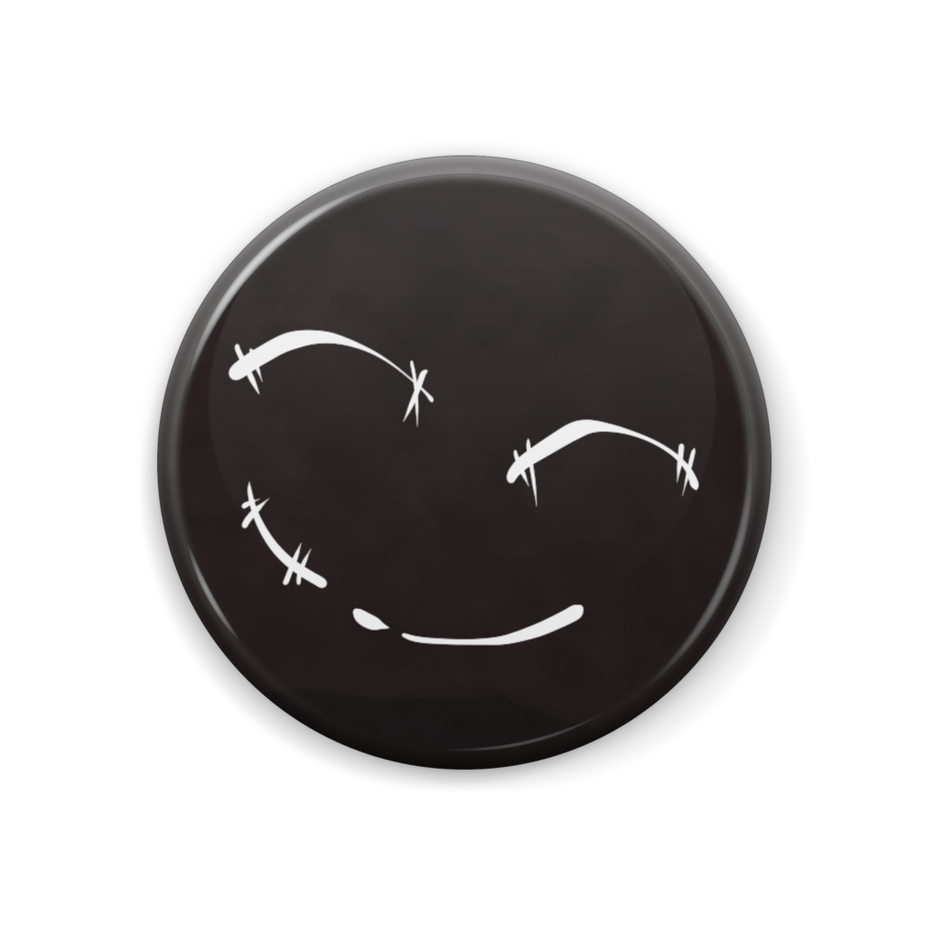 いつもニコニコしてる缶バッジセカンド