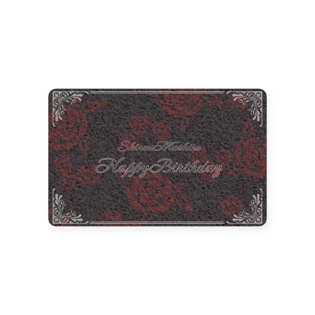 梓狼ましろ誕生日限定プレミアム会員証