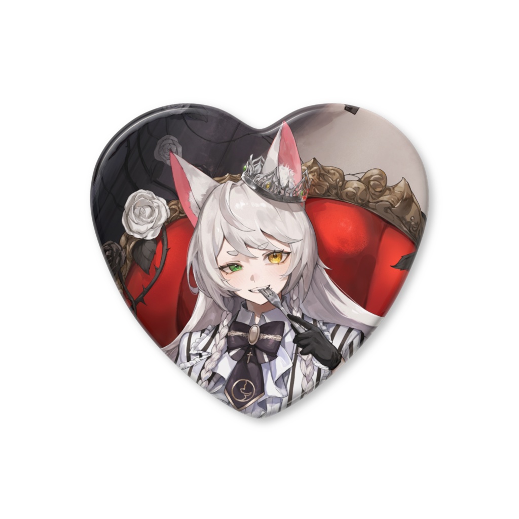 梓狼ましろ誕生日限定プレミアムハート缶バッジ