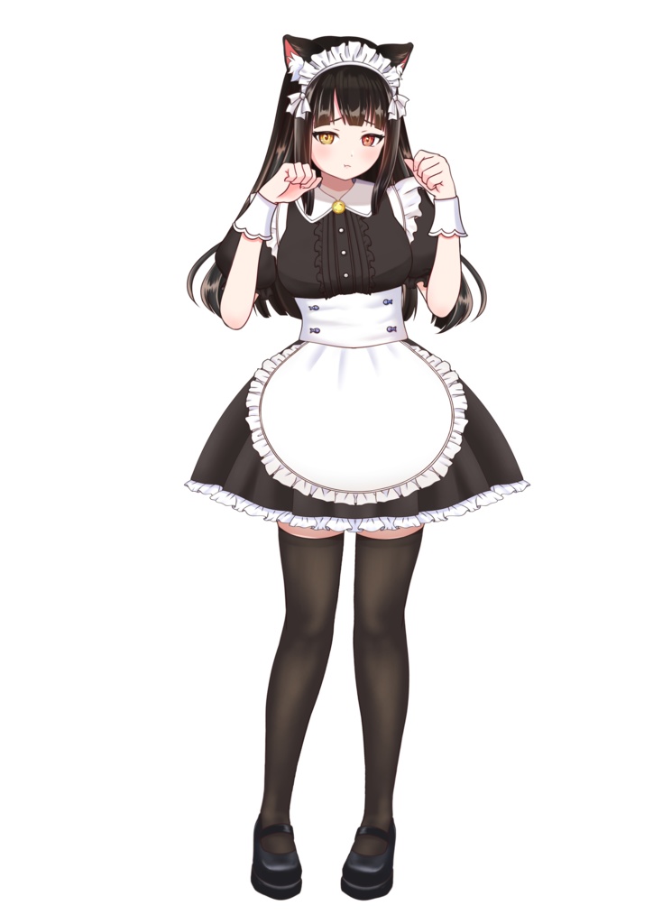 【汎用モデル】猫耳メイド【VTS対応】