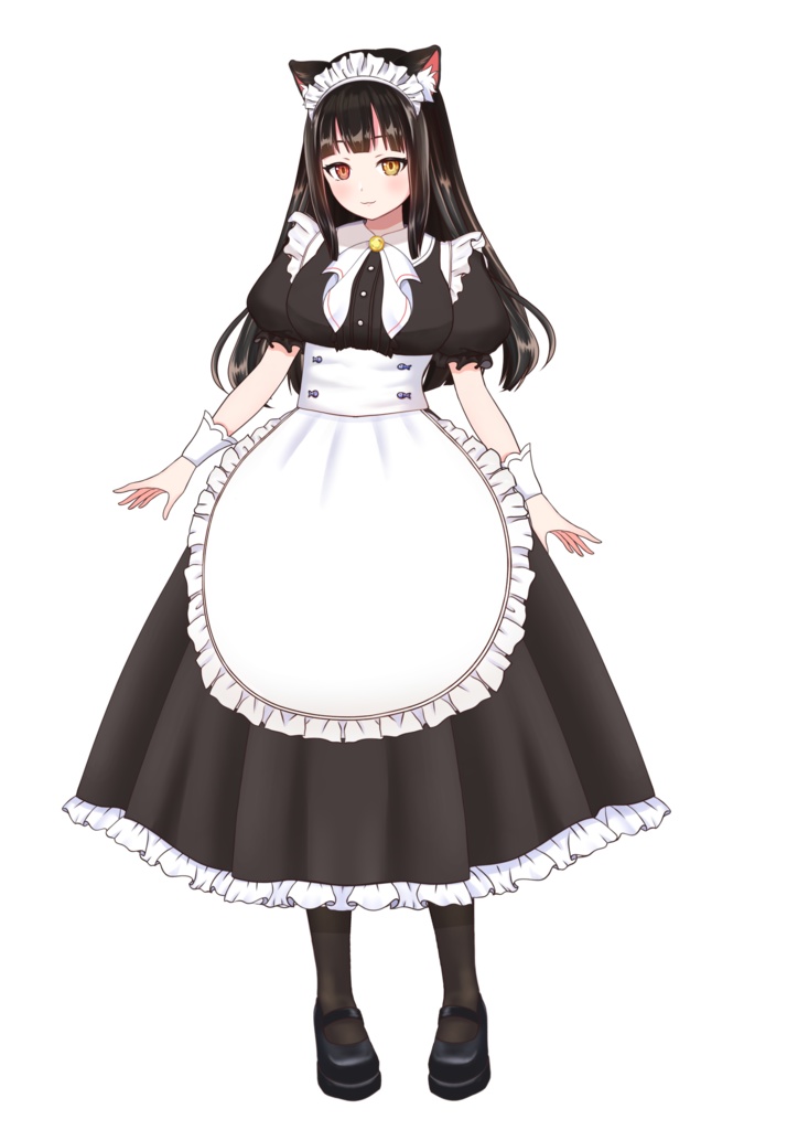 【汎用モデル】猫耳メイド【VTS対応】
