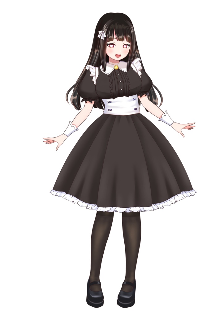 【汎用モデル】猫耳メイド【VTS対応】