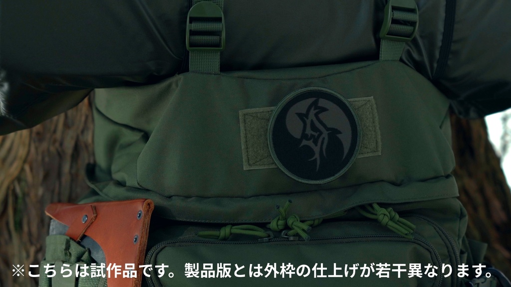 【BFセール】MintJam Logo Velcro Wappen Olive Drab MintJamロゴワッペン ベルクロ仕様 オリーブドラブ