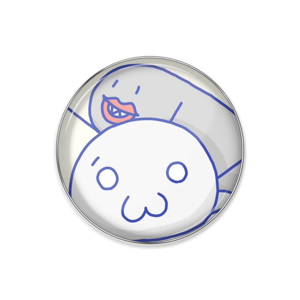 まさし×クチッティのピンバッチ