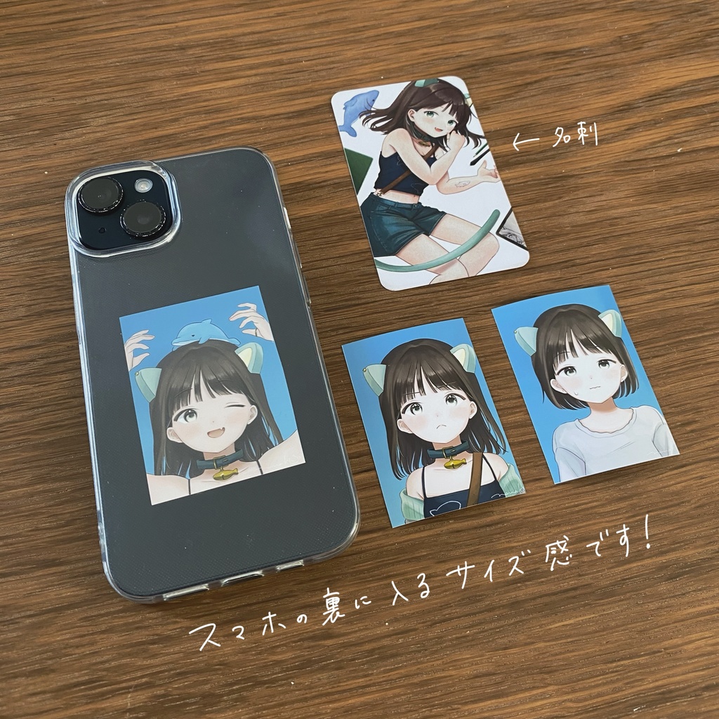 【ガチャ】baruneko 証明写真風シール(全8種・シークレットあり)