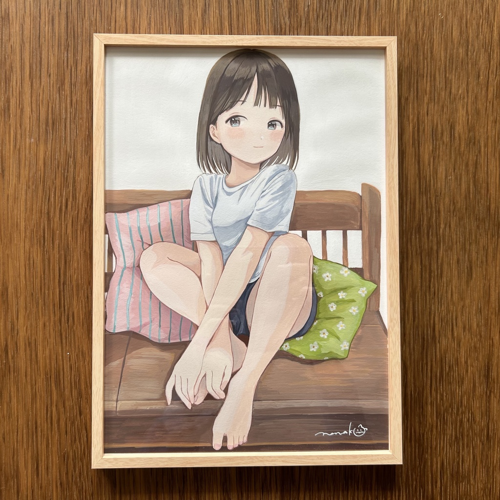 【原画】お気に入りを詰め込んで(サイン・フレーム付き)