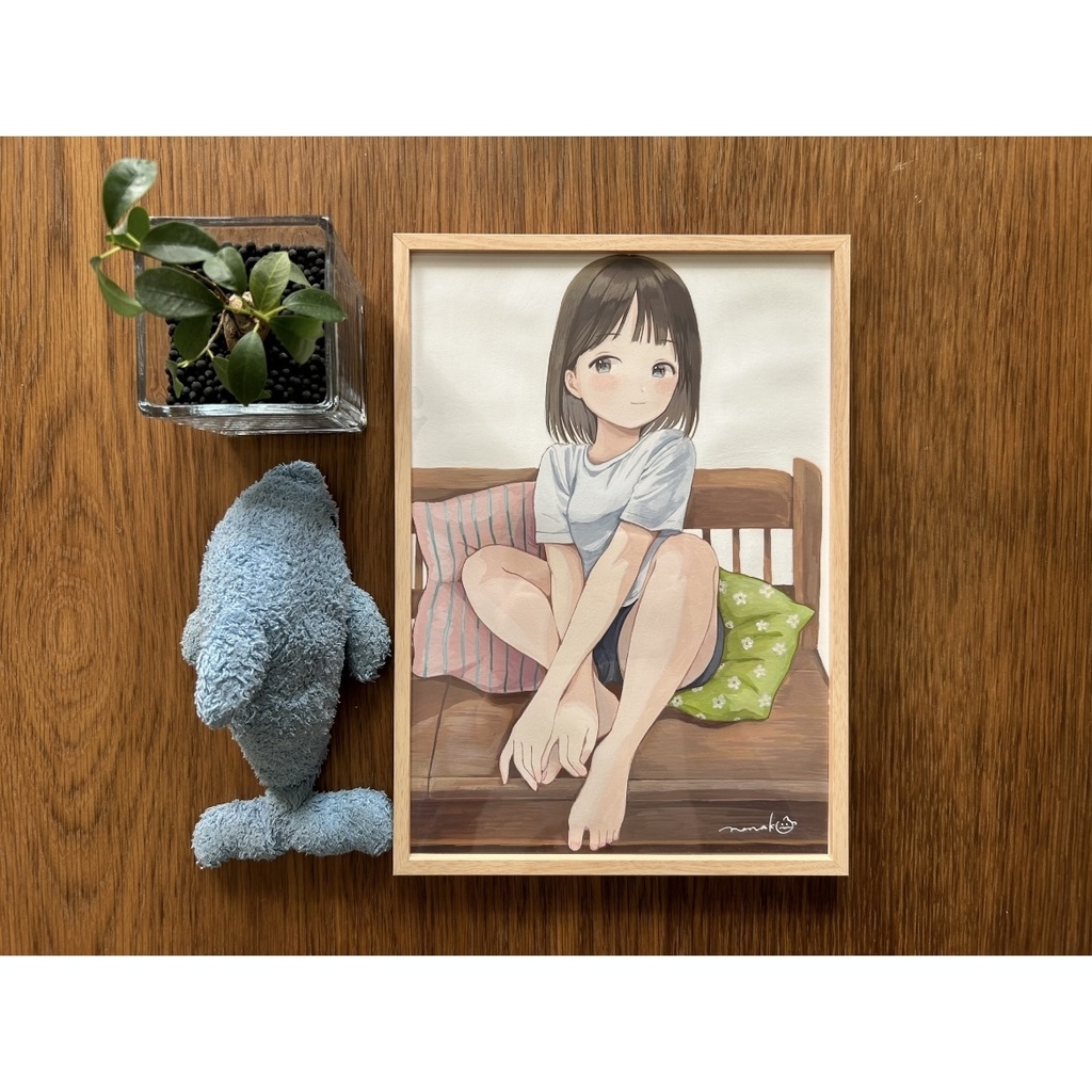 【原画】お気に入りを詰め込んで(サイン・フレーム付き)