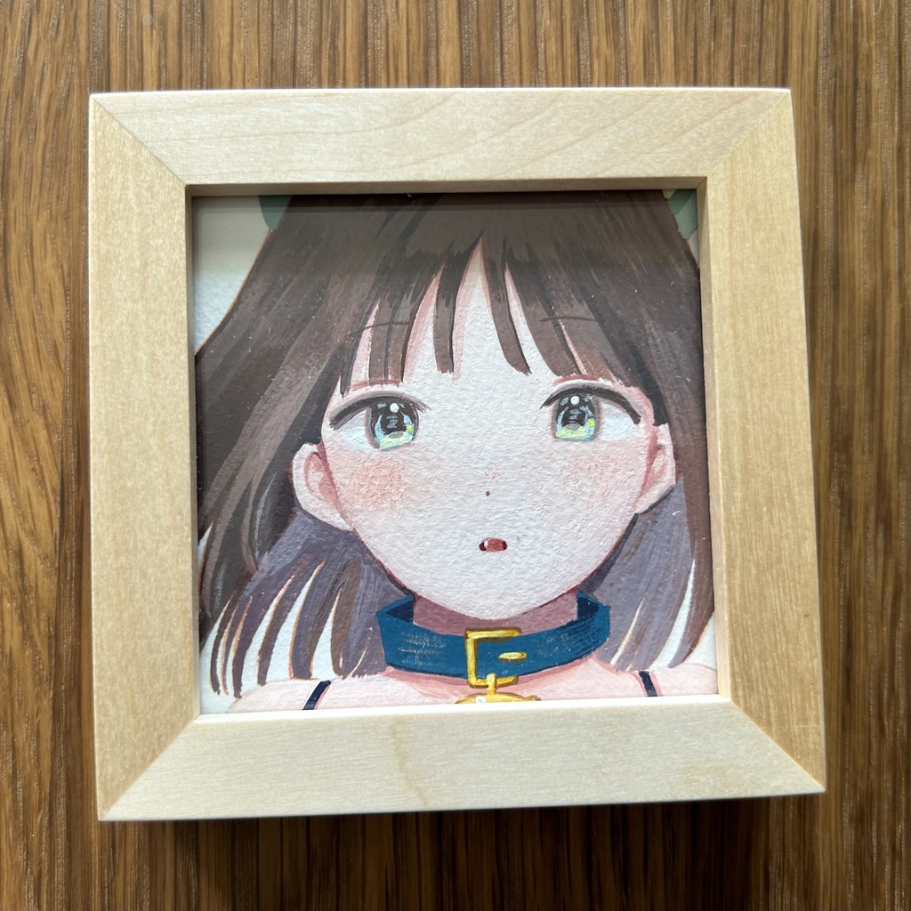 【ミニミニ原画】baruneko_1（サイン・フレーム付き）