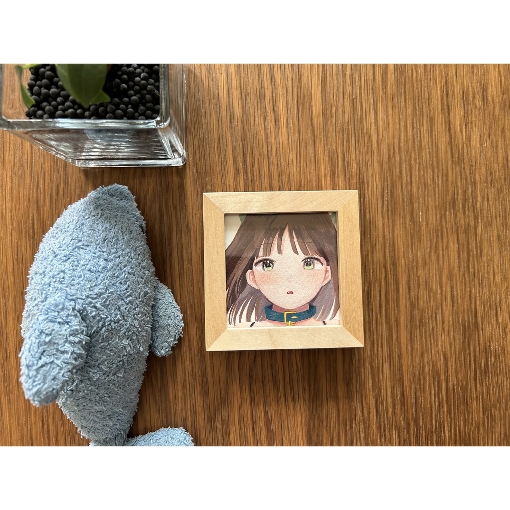 【ミニミニ原画】baruneko_1(サイン・フレーム付き)