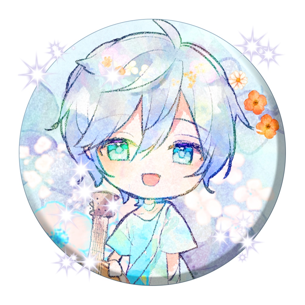 【8/20まで受注生産】缶バッジくじ silent aroma #アロマライブ