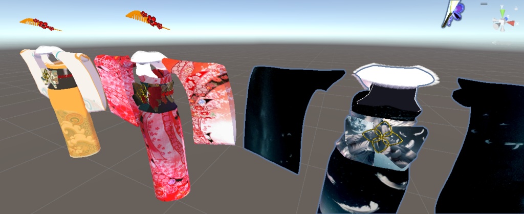 【Pochi、Julius対応】振袖モデル