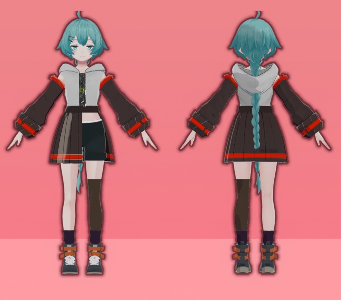 【薄荷対応】衣装モデル「Not Heel」