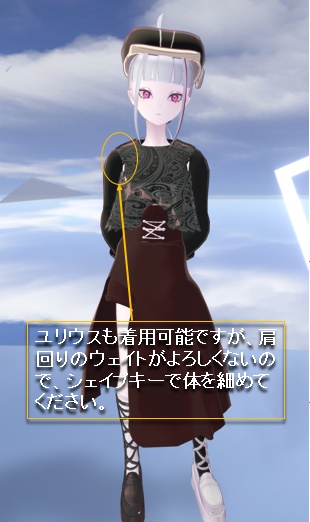 【Pochi対応】衣装モデル「Re.DOME」※Juliusも概ね着せれます