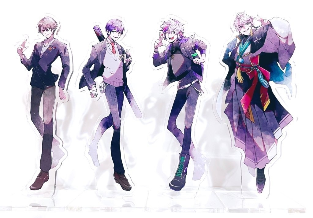 【非公式ファンメイド】ROF-MAO加賀美ハヤト両面アクリルスタンド【ノベルティシール付】