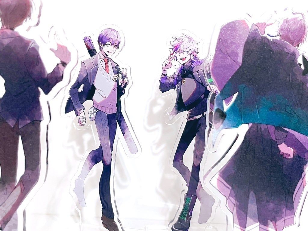 【非公式ファンメイド】ROF-MAO両面アクリルスタンド剣持刀也【ノベルティシール付】